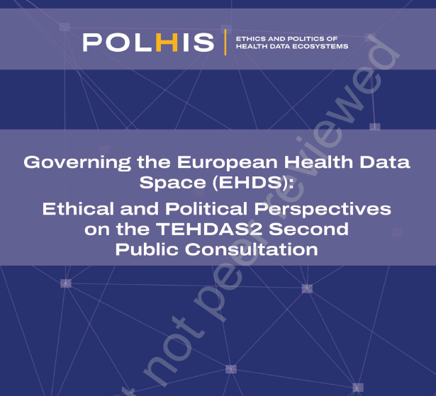 Screenshot of the article Governing the European Health Data Space